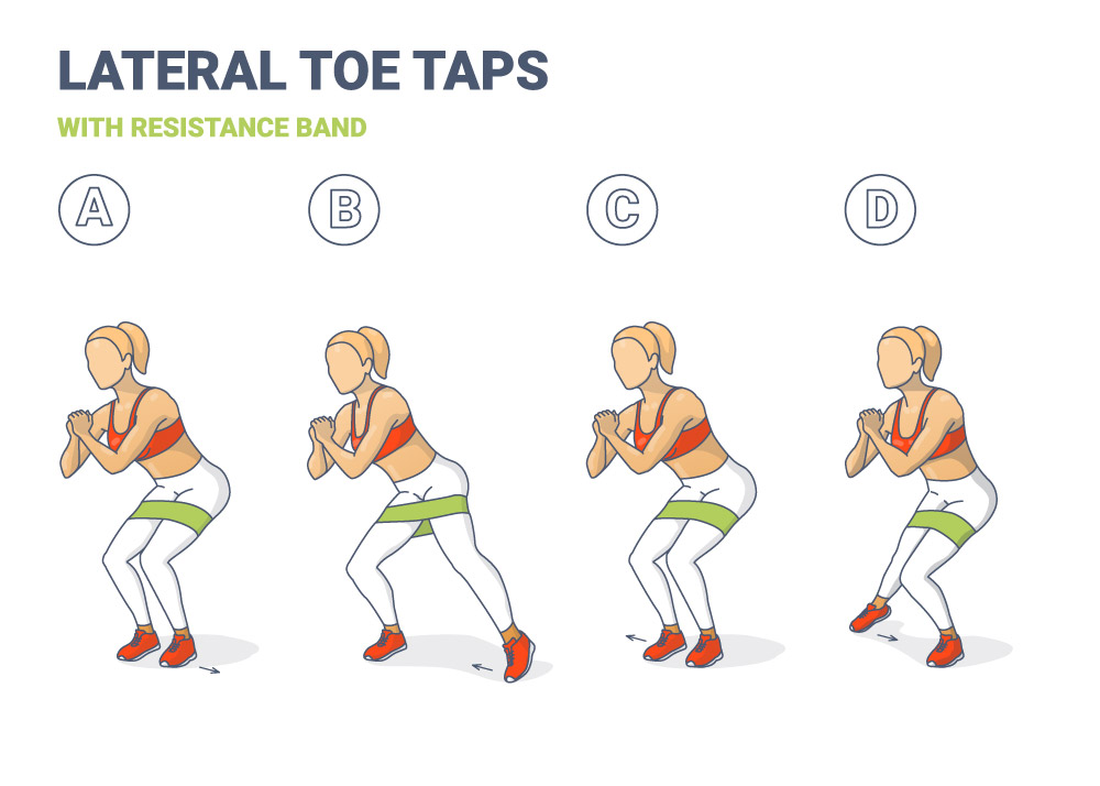 Lateral Toe Taps With Resistan 377664178